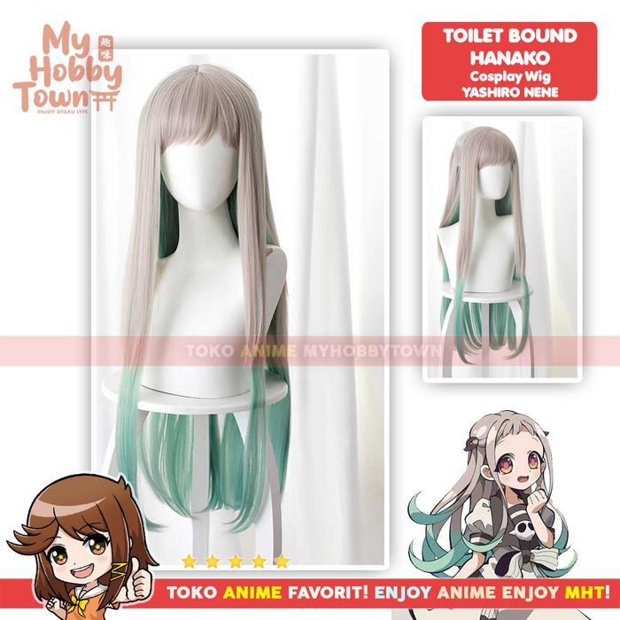 Wig Rambut Palsu Anime Toilet Bound Hanako kun Yashiro Nene Cosplay