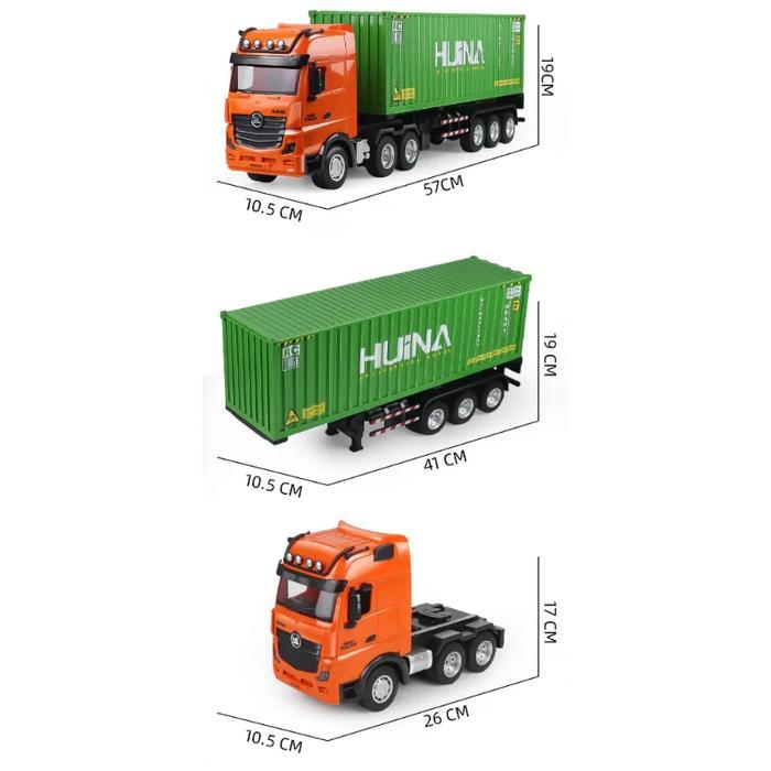 Huina Rc 1317 9Ch Remote Control Container Truck 2.4Ghz