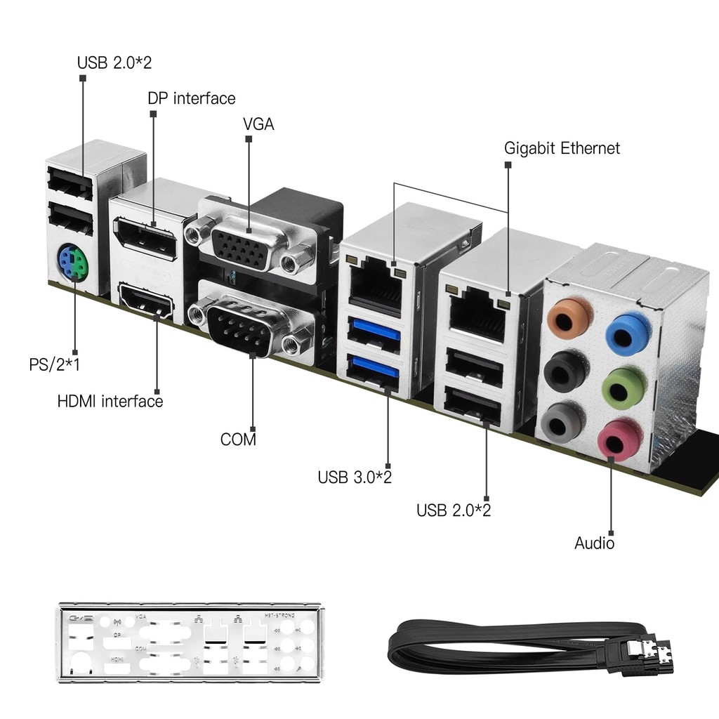 MACHINIST H97 STRONG LGA 1150 Motherboard Support Intel Core i7/i5/i3/E3 DDR3 Mini-ITX