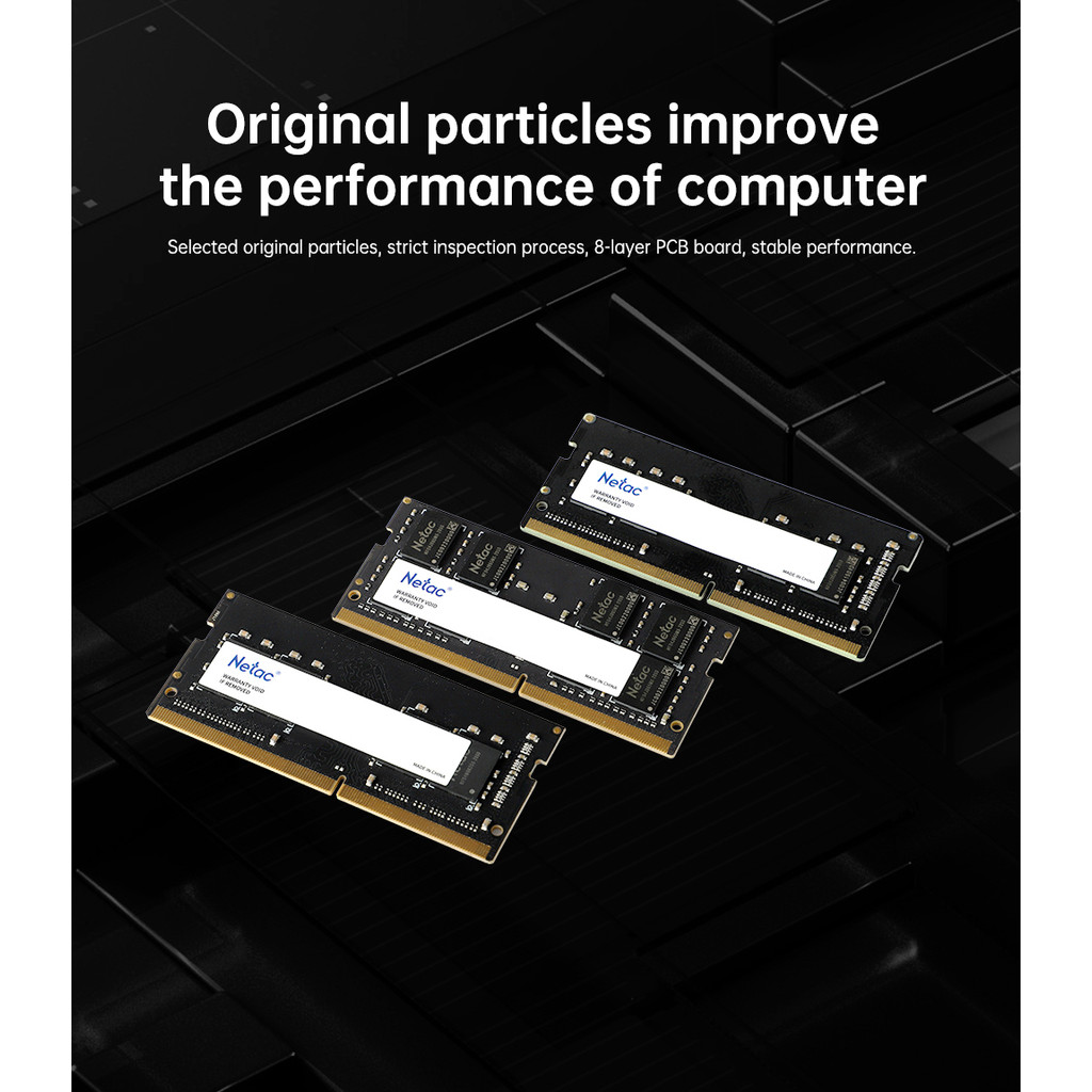 Netac Notebook DDR4 memoria ram ddr4 Notebook 2666mhz 3200MHz 8gb 16gb 4gb 260pin SO-DIMM 1.2V for