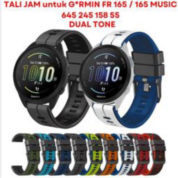Terlaris Best Quality 100% Original Tali Jam Compatible Untuk Garmin 165 Music 645 245 158 55 Strap