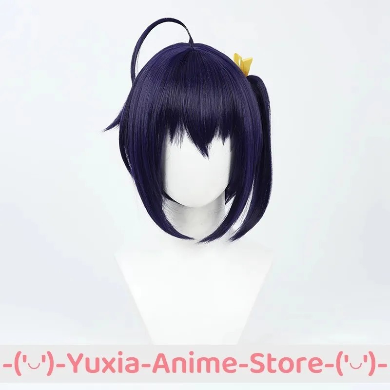 LOVE CHUNIBYO DELUSIONS! TAKANASHI RIKKA COSPLAY WIG AND CAP ANIME GAME ROLEPLAY WIGS PARTY COSTUME
