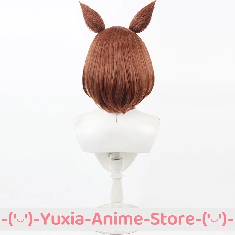 UMA MUSUME PRETTY DERBY TSURUMARU TSUYOSHI COSPLAY WIG WITH EAR AND TAIL ANIME ROLEPLAY WIGS PARTY