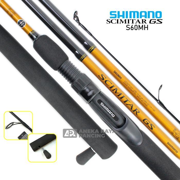 Joran Spinning Shimano Scimitar Gs S60M/Mh 180Cm Galatama Series Aneka Raya Pancing