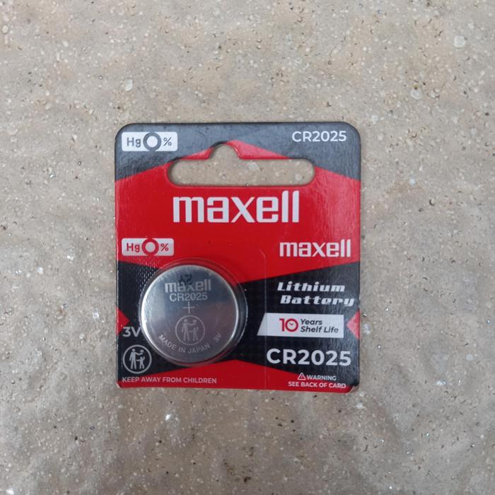 [] Baterai MAXELL CR2025 CR 2025 Lithium Original Japan Baterai Jam Tangan Kalkulator Remote Batre