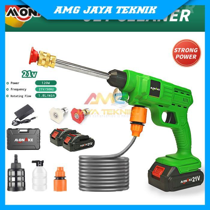 Alat Cuci Mobil Baterai Mesin Semprot Cuci Motor Cordless Jet Cleaner