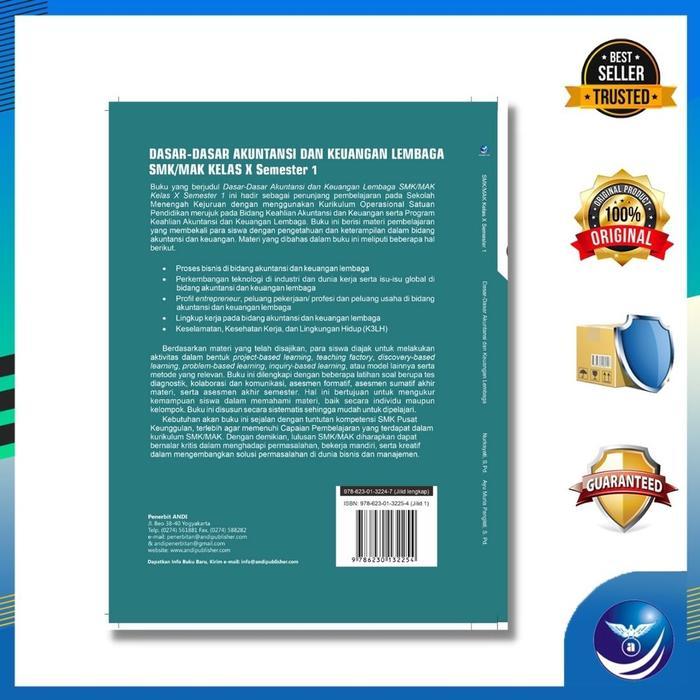 HOT SALE PUSKE - DASAR-DASAR AKUNTANSI DAN KEUANGAN LEMBAGA SMK KELAS 10 SEMESTER 1 KURIKULUM