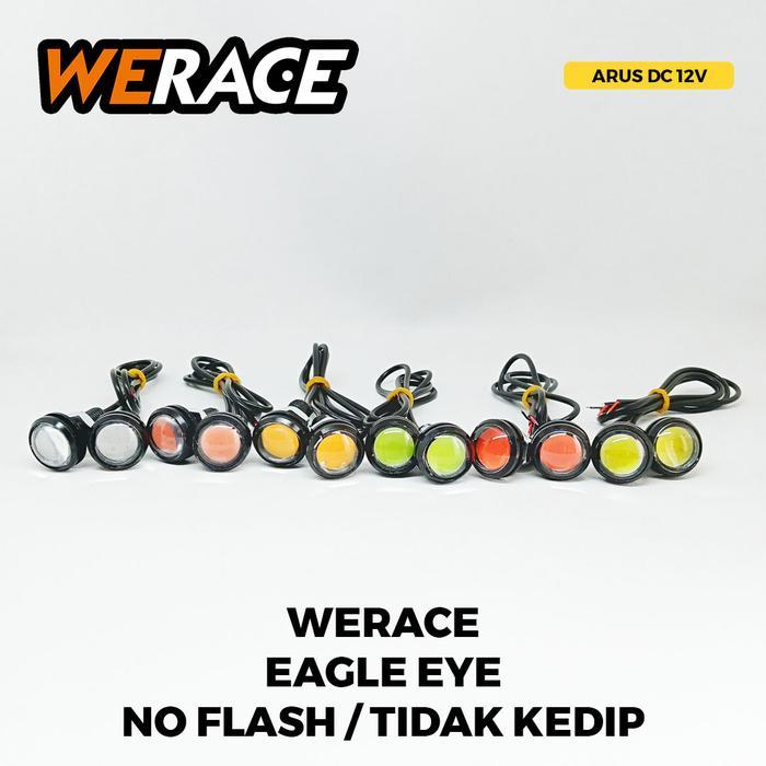 "New" [WERACE] LAMPU LED SOROT EAGLE EYE / MATA ELANG NO FLASH TERANG