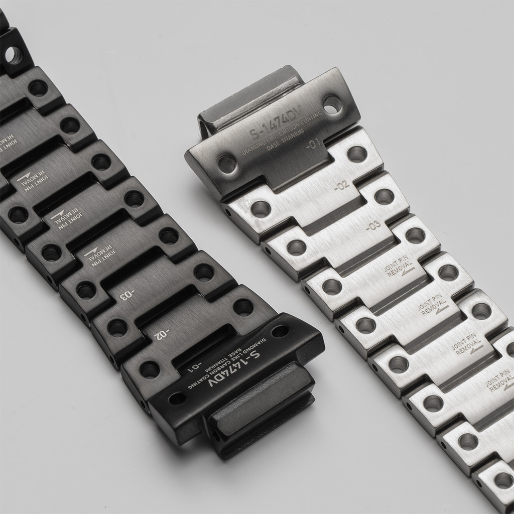 for Casioak DW-5600 Modification Kit Titanium Metal Strap Case Bezel Set for GW-M5610 GW-5000