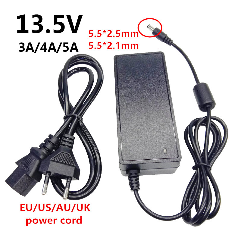AC DC Adaptor 13.5v 5a Power Supply 13.5 v 13.5v 4a AC Adapter 13.5v 3a Transformer Source Voltage
