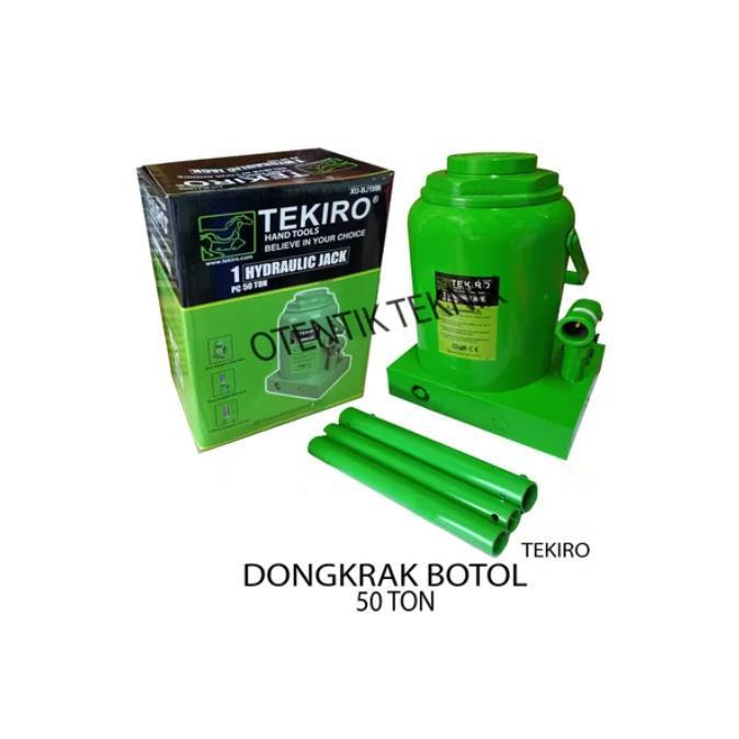 TERBARU TEKIRO DONGKRAK BOTOL 50 TON - HYDRAULIC JACK 50 T - DONGKRAK MOBIL