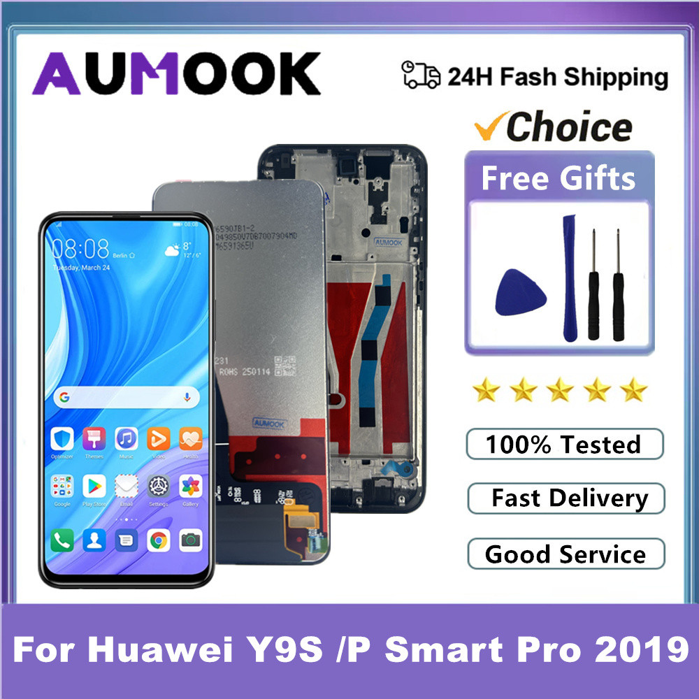 6.59 LCD For Huawei Y9S LCD STK-L21 STK-LX3 STK-L22 LCD Display Touch Screen Digitizer For Huawei P