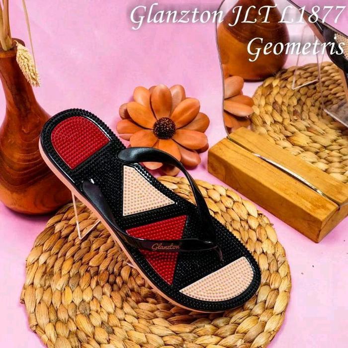 SALE GLANZTON 1877 sandal jepit duri wanita/perempuan ukuran 37-41 Sendal Termurah