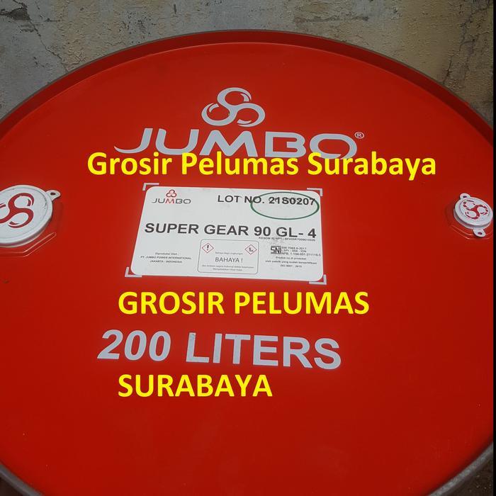 DRUM Oli Gardan Transmisi perseneleng JUMBO Super GEAR sae 90 140 GL4