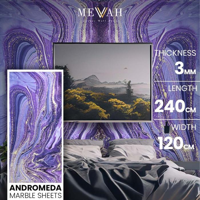 Mevvah Wall Panel Special Design Motif Andromeda - Wall Panel Dinding
