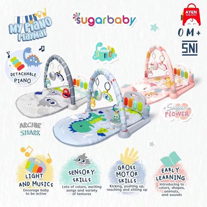 Sugar Baby My Piano Walker Playmat / 2in1 Walker Playmat