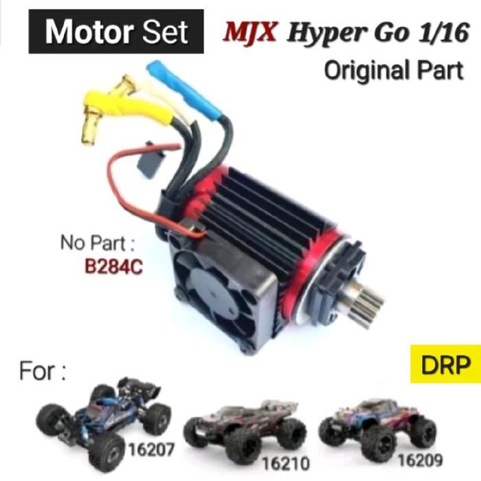 TERBARU Motor Brushless Set MJX Hyper Go 16207 16208 16209 16210 Original RC Part TERBARU
