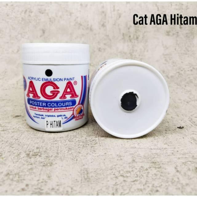 Cat Aga / Cat Acrylic (Warna Hitam / Putih)