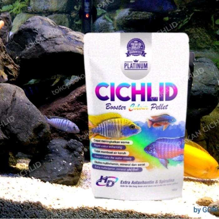 [PAKAN CICHLID] Pelet Ikan HD Platinum 100 gr