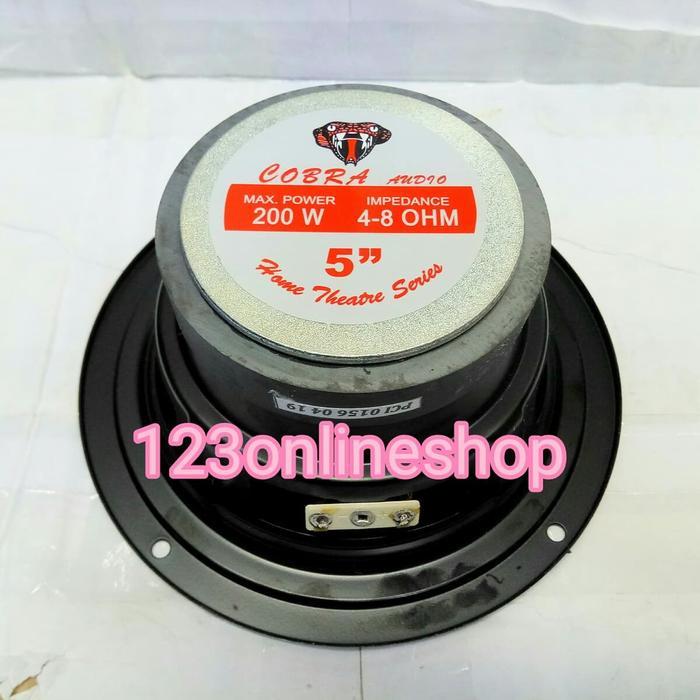 Speaker Woofer Cobra 5 Inch 200 Watt Magnet Besar
