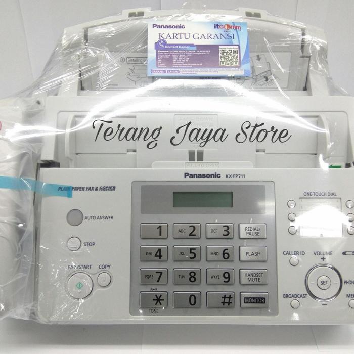 Mesin Fax Panasonic KX-FP711 Plain Paper Fax Panasonic KX-FP711 Facsmile Panasonic FP711