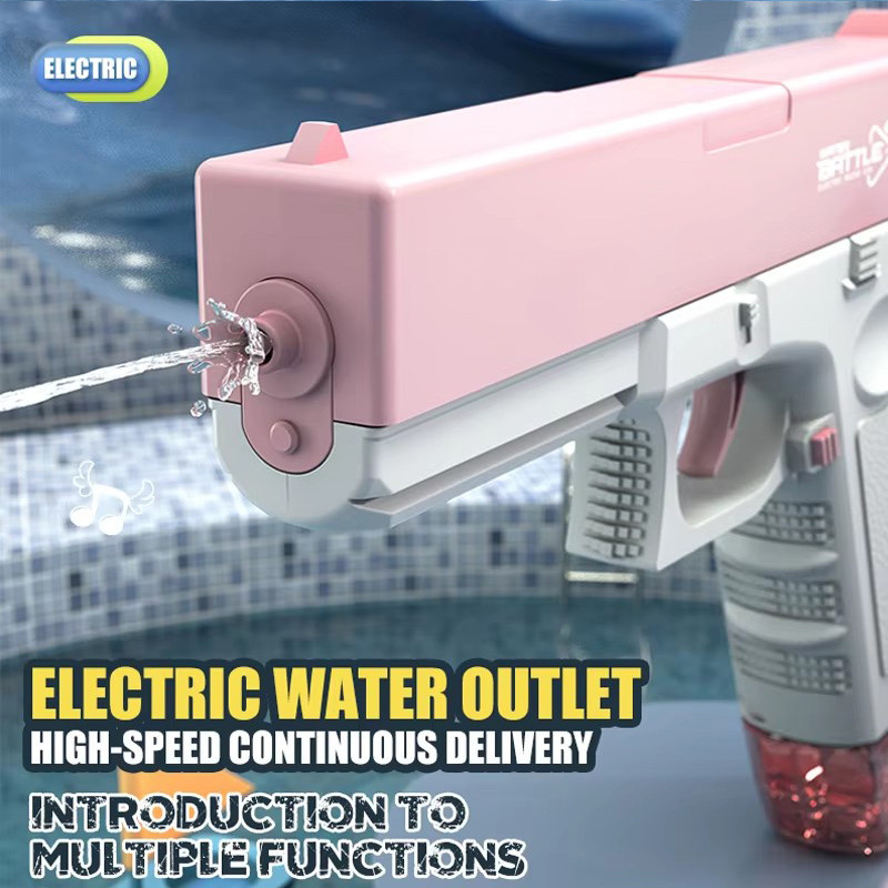 Electric Water Gun Toy Portable Automatic Electric Burst Water Gun Kids Outdoor Water Toys