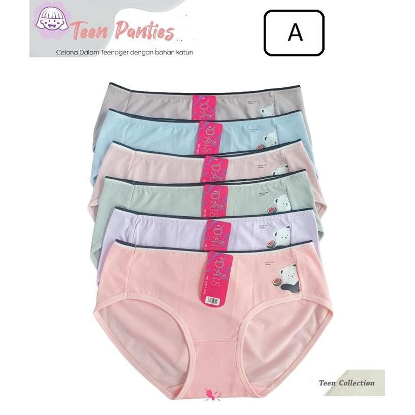 Celana Dalam Anak Perempuan Anak Cewek ABG Remaja Katun Motif DS