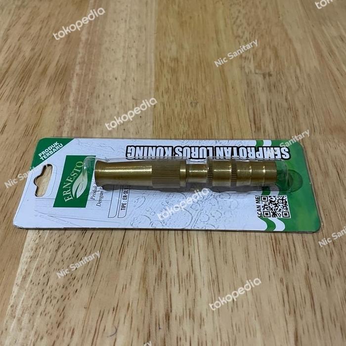 N3W Semprotan air lurus kuningan ERNESTO / semprotan air putar kuningan