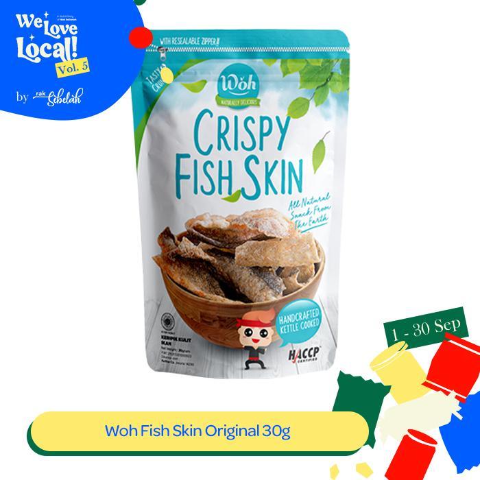 Fish Skin Crispy Woh 30Gr