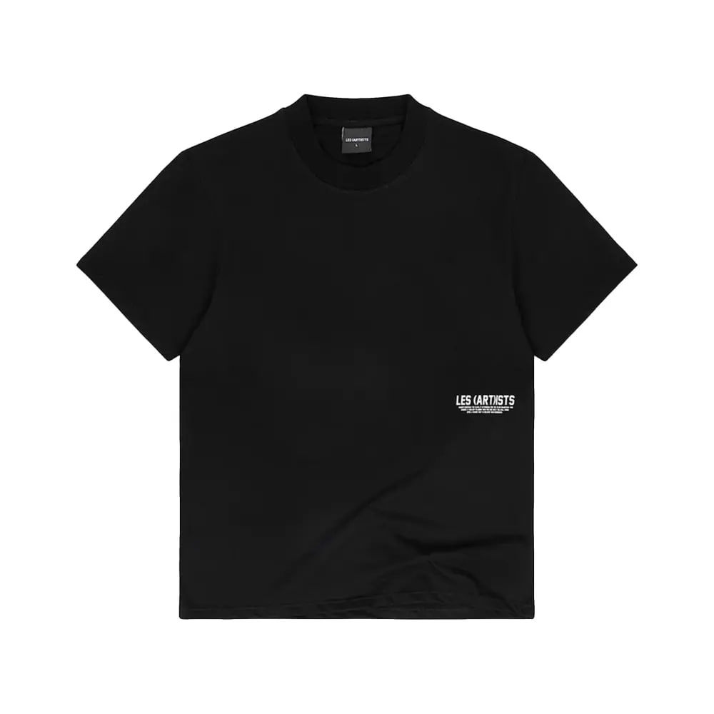 AM1 Paris Red Ami De Coeur Organic Cotton Jersey Classic Fit T-Shirt Black