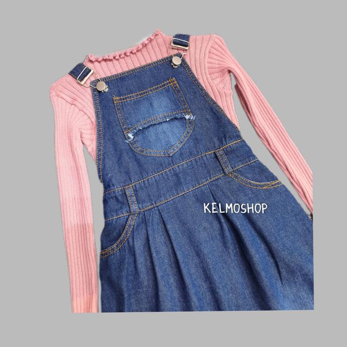 rkpj/wearpack/overall/jumsuit/rok kodok panjang jeans anak perempuan berkualitas/baju anak/jeans
