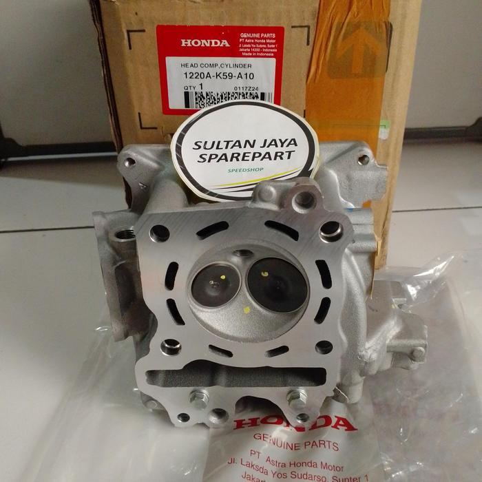 Blok Cylinder Head K59 Honda Vario Pcx Ori Ahm 1220A-K59-A10