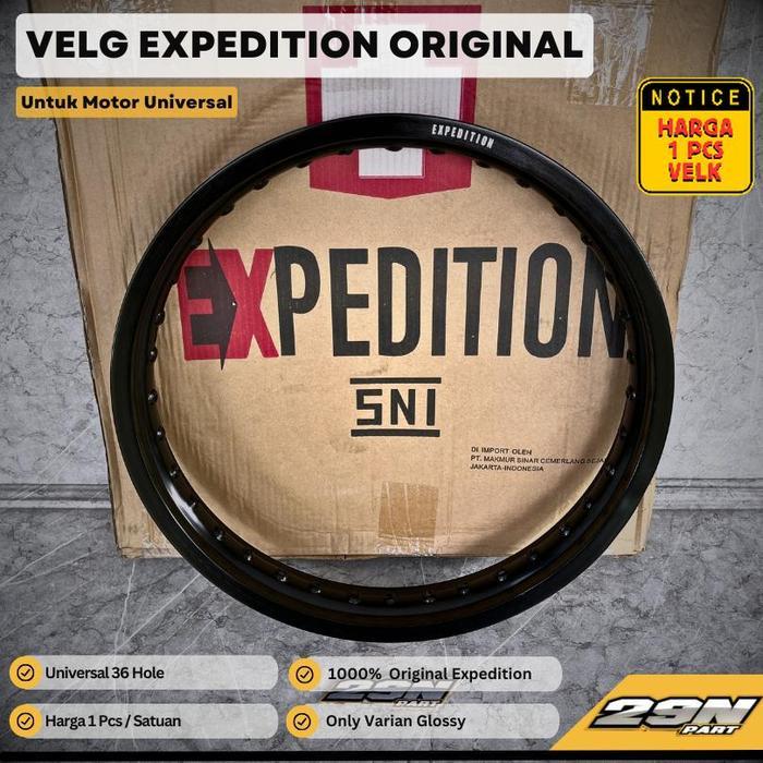 Velk Velg Expedition Supermoto Hitam Ring 18 Rx King Crf Klx Wr