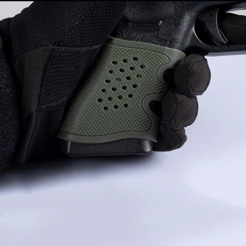 Tactical Handgun Grip Sleeve for Glock G17,18,19,M4 Pistol Non-slip Grip Holster Rifle Grip Rubber