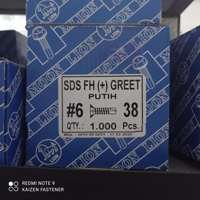 "New" #6x1,5'' Sekrup GRC SDS / kalsiboard / Calci Screw 4cm