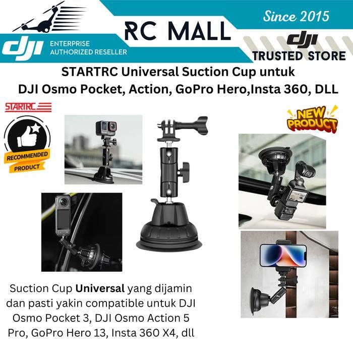 Suction Cup Car Holder DJI Osmo Action 6 DJI Osmo Nano DJI Osmo 360 Osmo Pocket 3 DJI Osmo Action 5