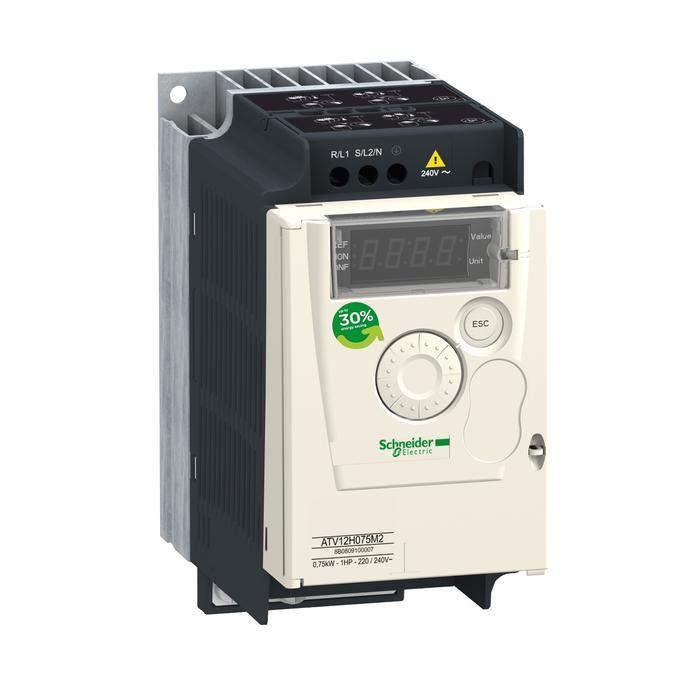 Cuci Gudang Atv12H075M2 Inverter Schneider 1P 220V 0.75Kw