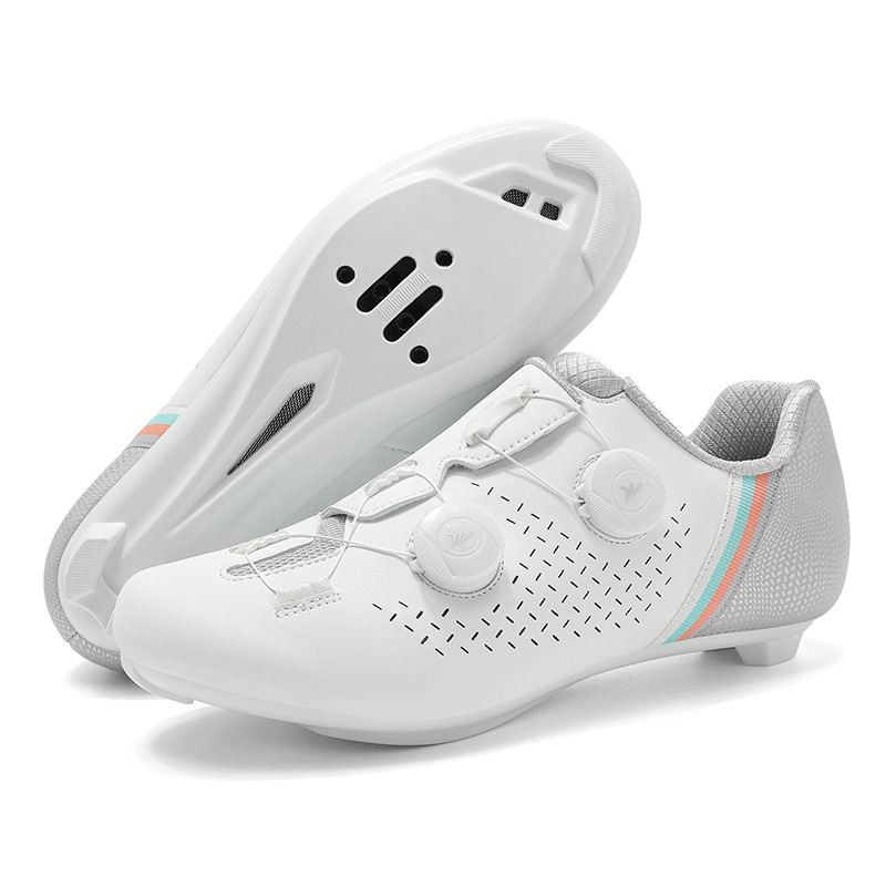 Road Cycling Shoes Flats Cleats Shoes Speed Cycling Sneaker Man Bike Shoes Women Self-Locking