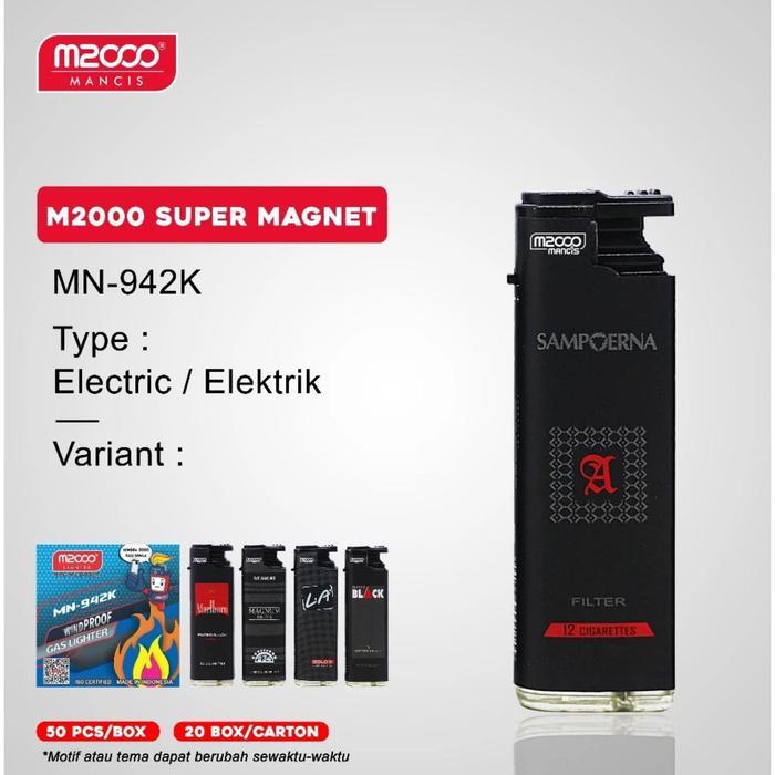 TERPERCAYA M2000 KOREK GAS / KOREK SUPER MAGNET WINDPROOF TAHAN ANGIN / GAS LIGHTER / KOREK API BARA