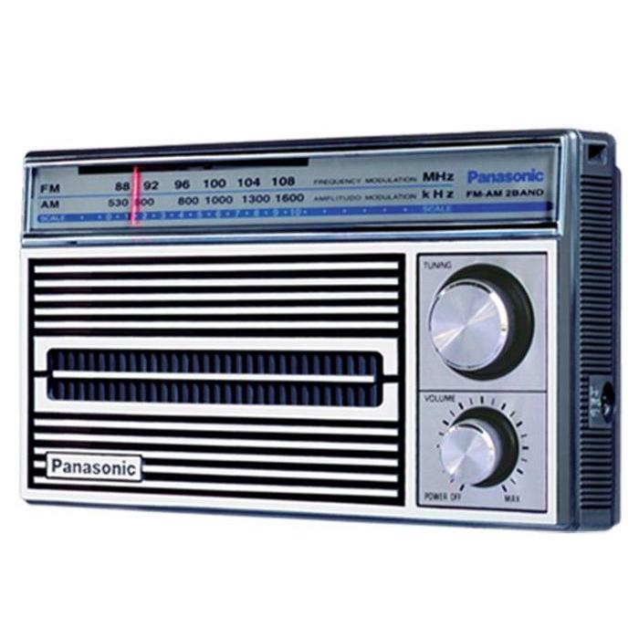 Radio Kecil Panasonic Original Portable AM FM Portabel Baterai Asli