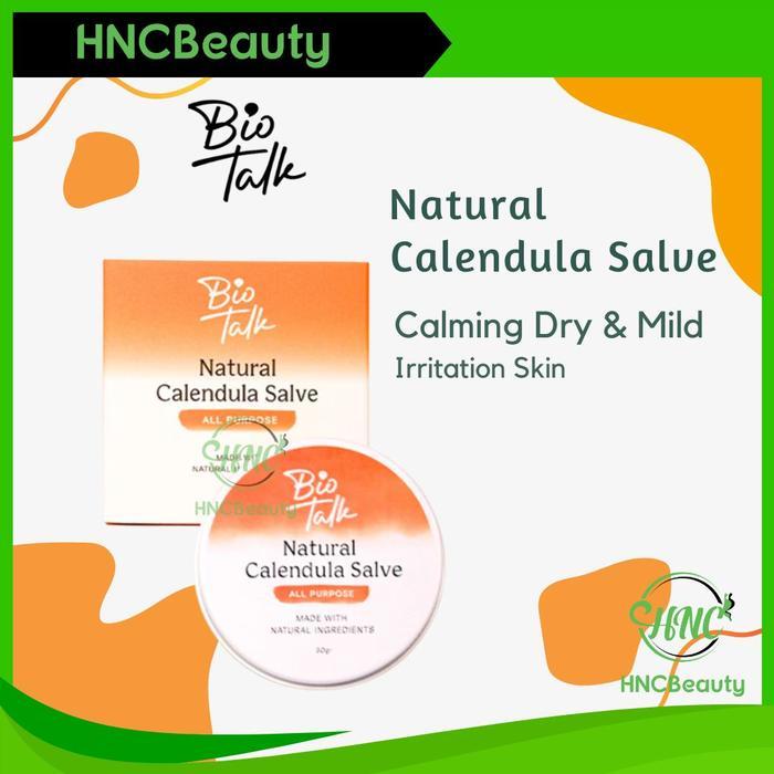 BIOTALK Natural Calendula Salve 30gr / Natural Calendula Cream / Krim Alami