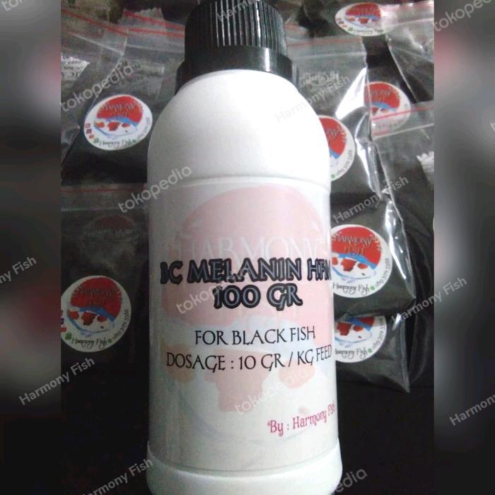 TEREMURAHTERLARIS READY SILAHKAN DIORDER BC MELANIN HFM 100GR BUBUK VITAMIN PIGMEN HITAM BLACK IKAN