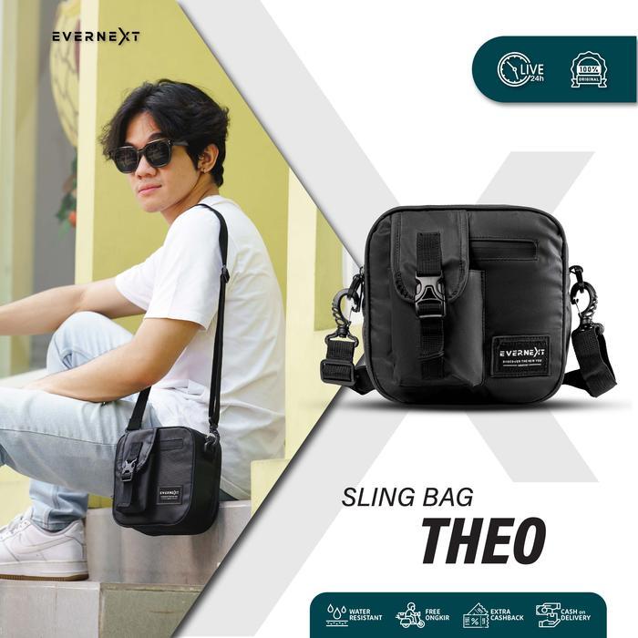 Eiger - Tas Selempang Pria Slingbag Theo Pria Waterproof Waistbag Pria Anti Air Cowok