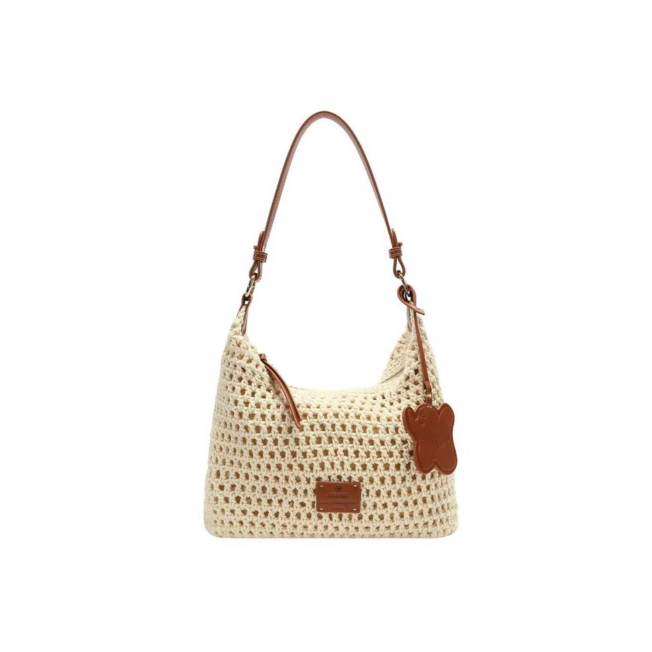Handmade Bag Southwind Chio2Nd Tas Jinjing Momen Kasual Musim Panas Tas Anyaman Pantai Angin Malas