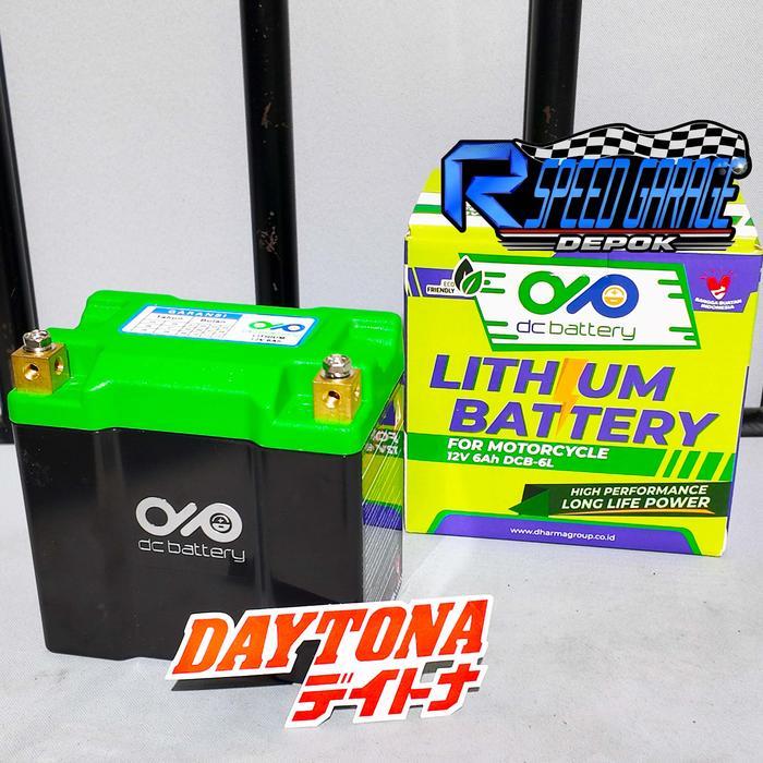 Aki Lithium Dc Battery 12V 6Ah 3.5Ah Dcb-6L 5L Daytona