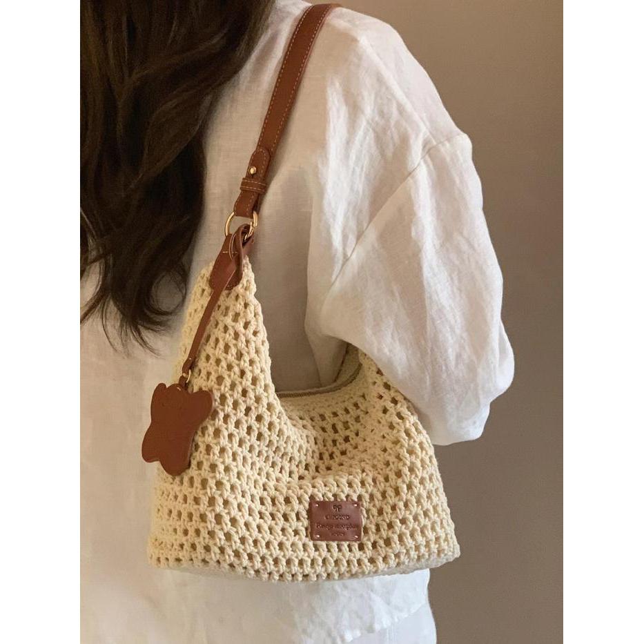 Sale Southwind Chio2Nd Tas Jinjing Momen Kasual Musim Panas Tas Anyaman Pantai Angin Malas Tas