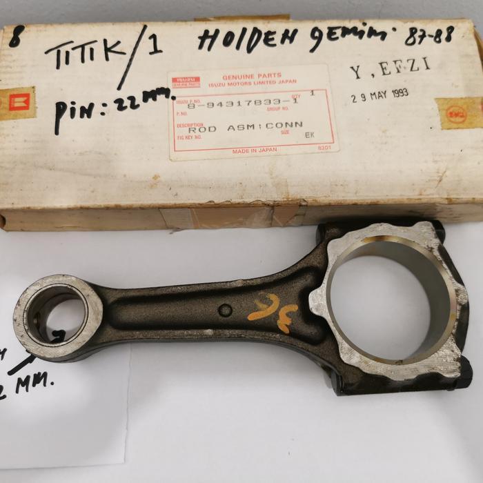 stang piston holden gemini 87-88 lubang 22mm stang seher Holden gemini newss