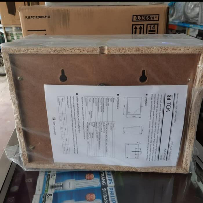 Speaker Toa Mesjid Dinding Zs 062 Wall Box Speaker Toa Redy Stok
