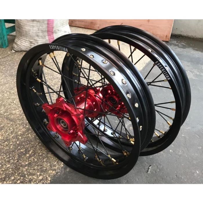 Paket Velg Expedition Crf 150 L Set Tromol Expedition Original