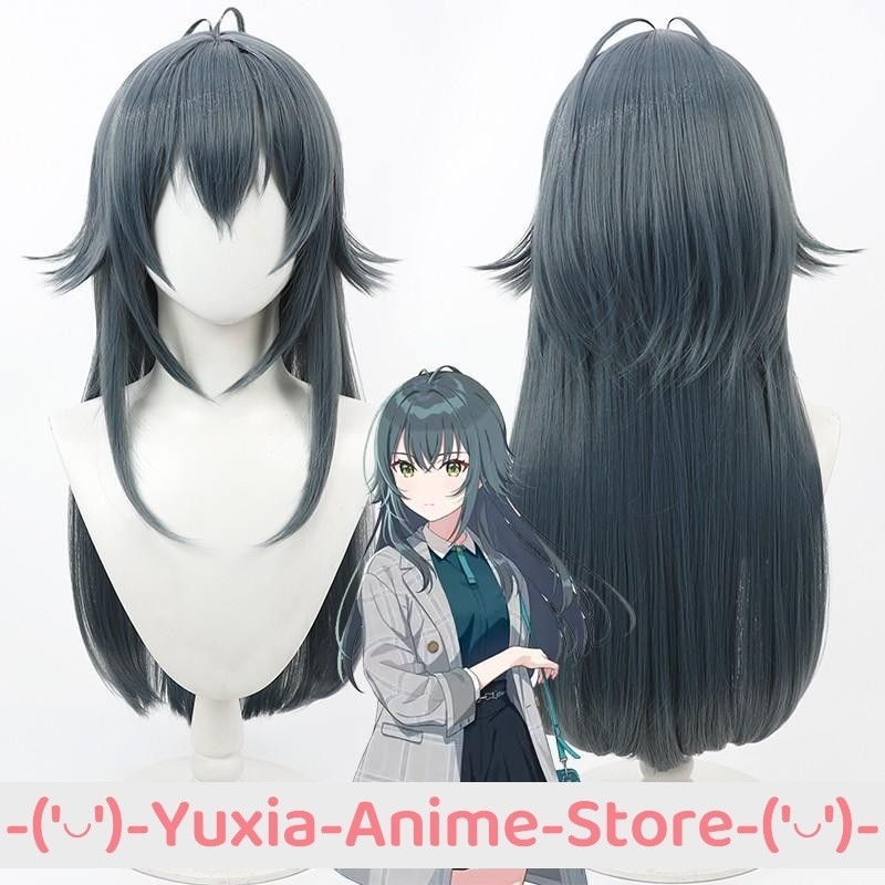 IDOLMASTER SCHOOL TSUKIMURA TEMARI COSPLAY WIG ANIME GAME ROLEPLAY PARTY COSTUME PROP SYNTHETIC HAIR
